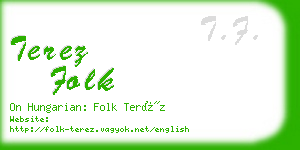 terez folk business card